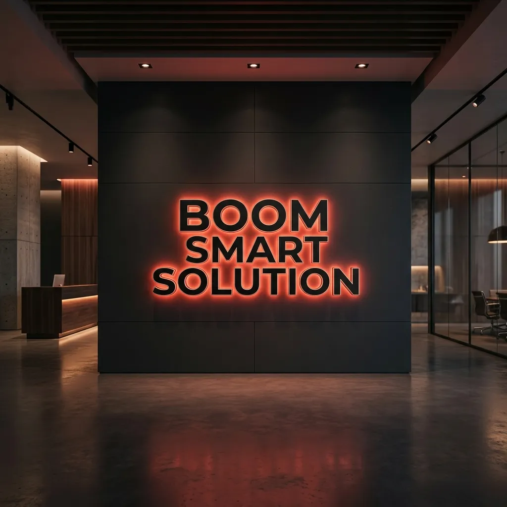 BOOM SMART SOLUTION - Signage Production Workshop